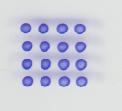 400um array printed with STS microarray pin